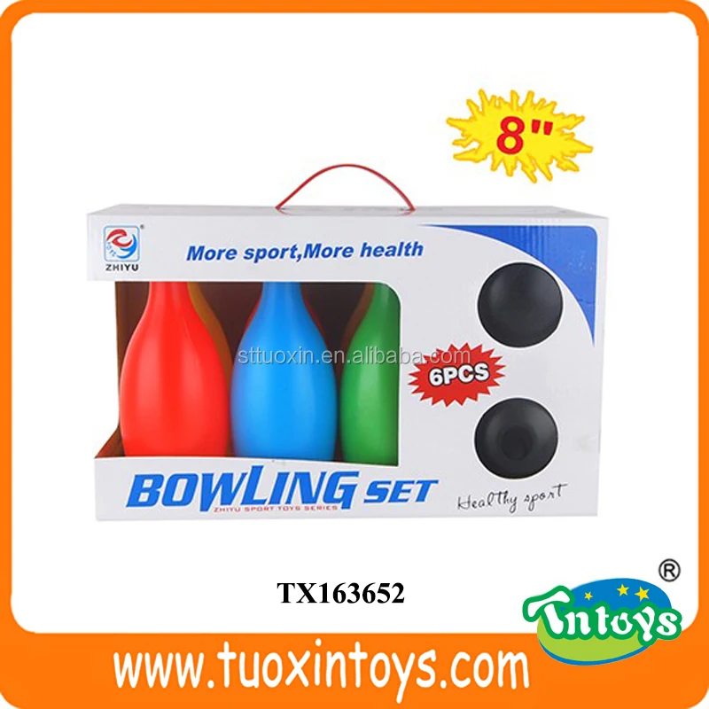 plastic 10 pin bowling set