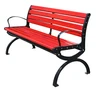 2019 Factory sale cast iron and wood garden bench in China