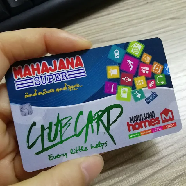supermarket member card