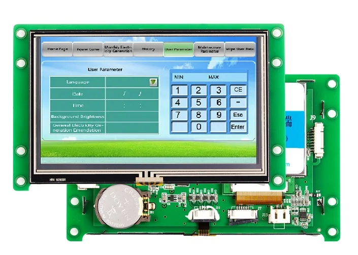 STONE 4.3 Inch TFT LCD Module With RS232 Interface For Industry System