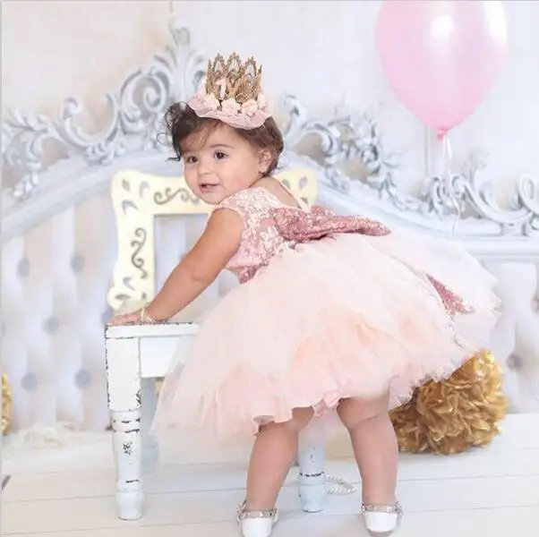 Baby Girls Dress Toddler Children Princess Clothing Sequins Party Clothes Kids Dresses for Girls
