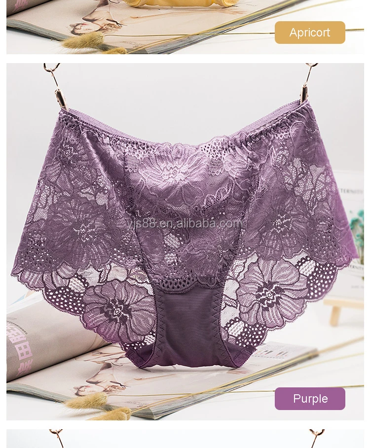 2019 Hot Hipster Silk Satin Sheer Lingerie Lace Seamless Transparent