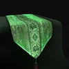 7 Colors RGB LED Flashing Fiber Optic Fabric Table Cloth with remote control