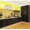 Black high gloss kitchen cabinets simple designs pantry cupboards