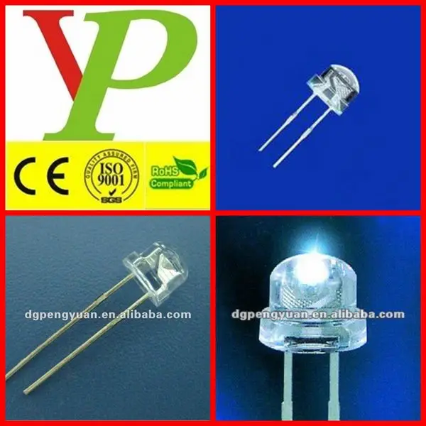 50 Superhelle BLAUE Leds 10mm 14000 mcd led blau