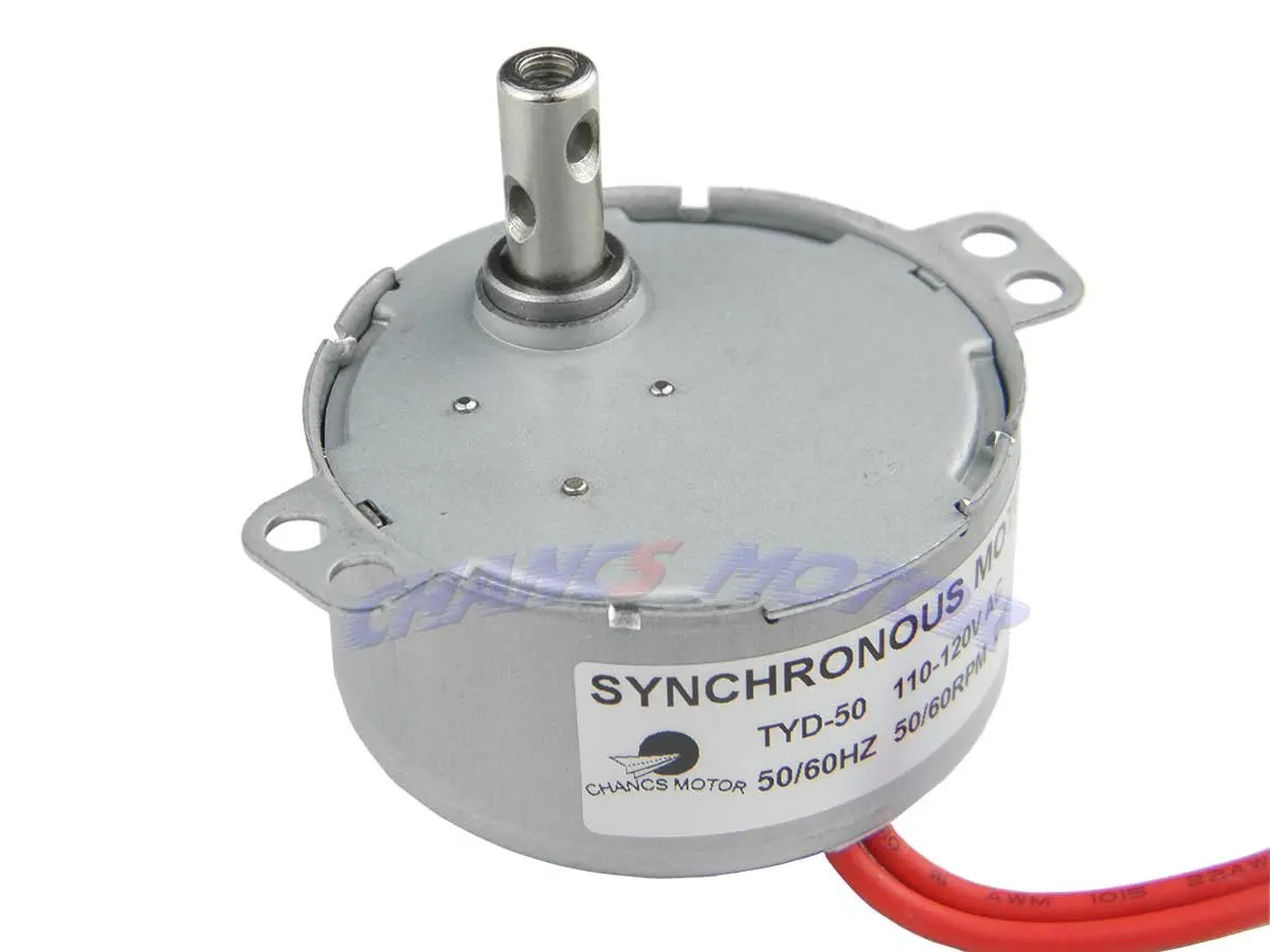 49TYD-16A1 microwave  synchronous motor AC120V AC 110V 60Hz 6R.P.M UL listed