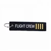 Wholesale custom logo name lanyard both sides embroidery keychain / keytag / keyring