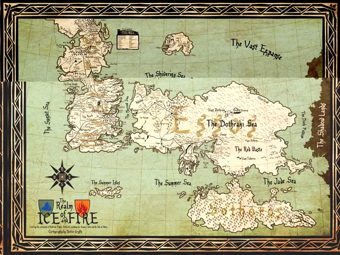 Game Of Thrones Weltkarte Game Of Thrones Weltkarte
