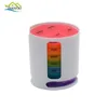 Weekly Pill Organizer with 7 Stackable Compartments Tower Pill Case 4 Times