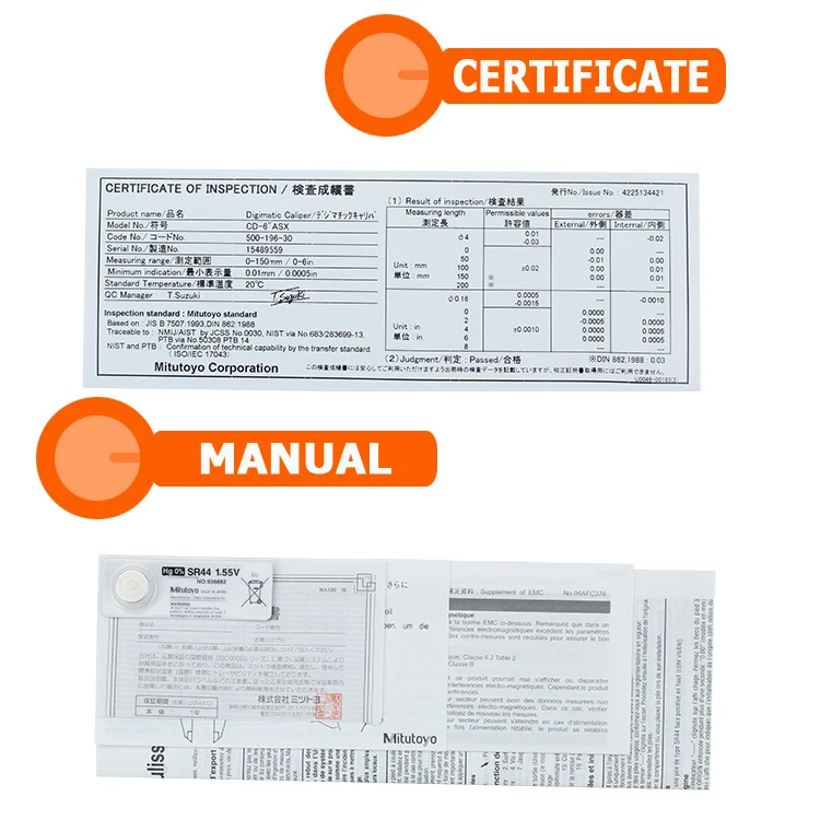 Mitutoyo Electronic Digital Vernier Caliper 150mm 200mm 300mm 6" 8" 12