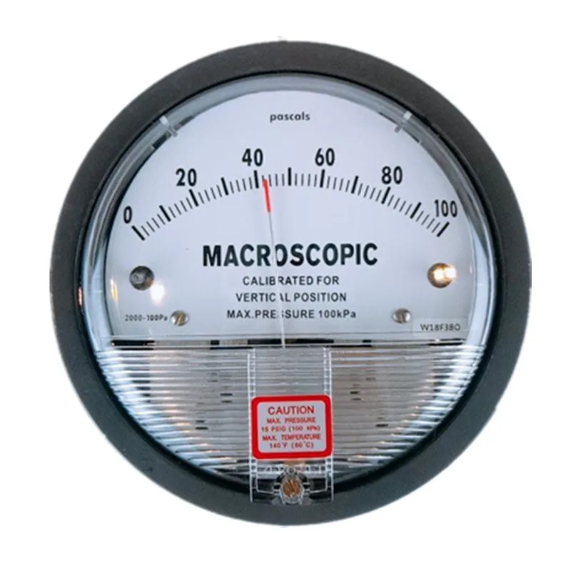 differential pressure manometer gauge 