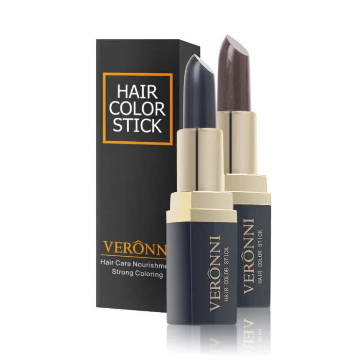 Veronni Natural Hair Coloring Temporary Easy Wash 2 Color Dye Hair Stick Buy Hair Dye Stick Hair Wax Stick Hair Color Stick Product On Alibaba Com