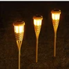 Solar bamboo torch light solar stake light solar garden lamp post solar lawn lamp solar pathway light