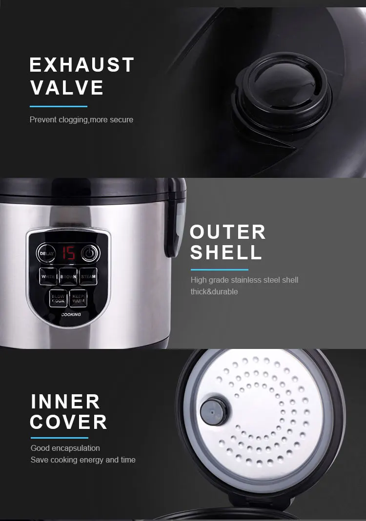 National Rice Cooker Aluminum Inner Pot 1.8 L Deluxe Rice Cooker, View