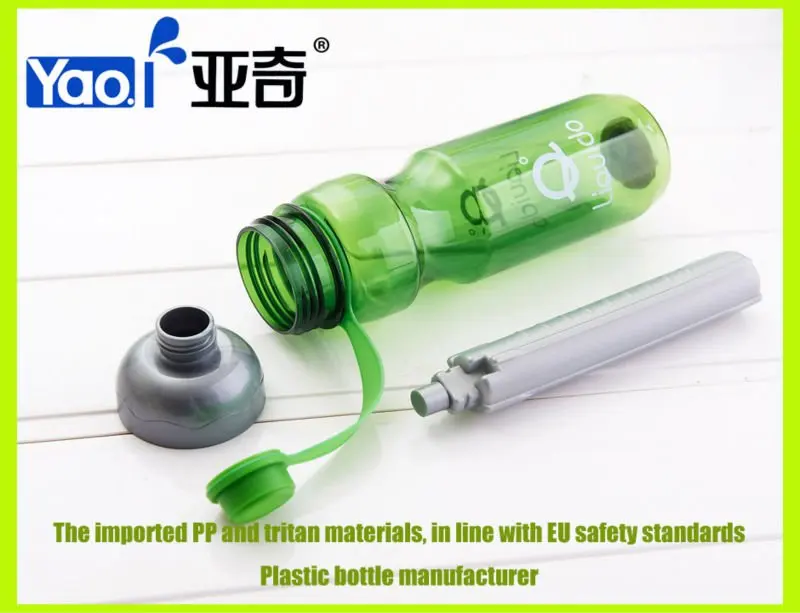 Tritan Bpa Free Ice Freezing Cooler Plastic Water Bottle 500ml With Ice