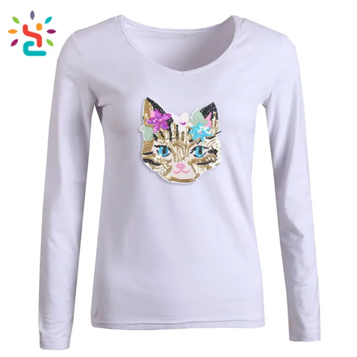 camisetas lentejuelas personalizadas