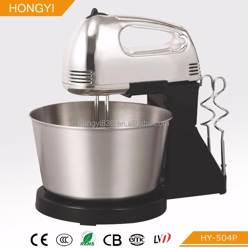 electric hand mixer with bowl