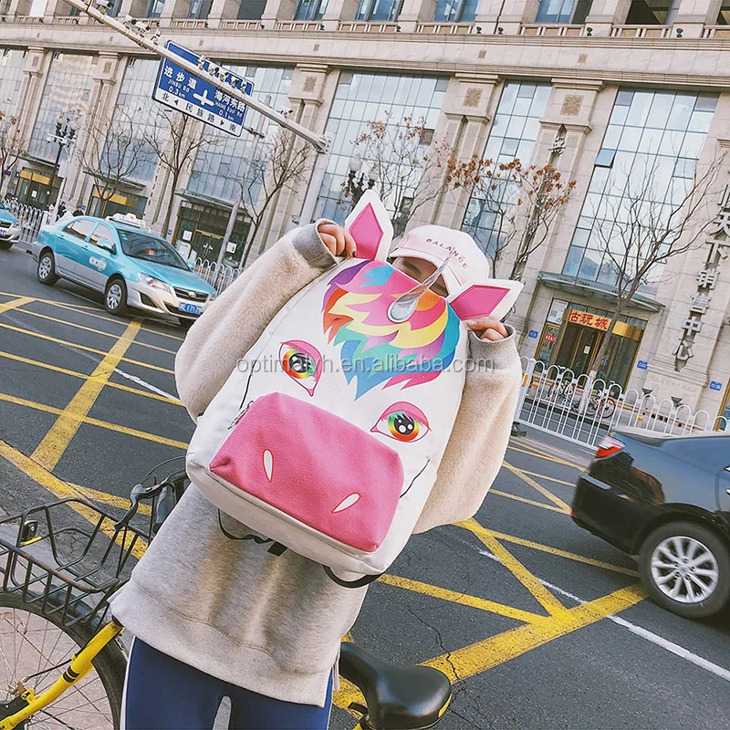 unicorn backpack personalised