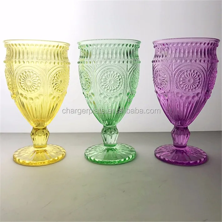 Cheap Colored Wine Glasses Wholesale Glasses Purple Green Yellow Clear Wine Glass Buy Purple