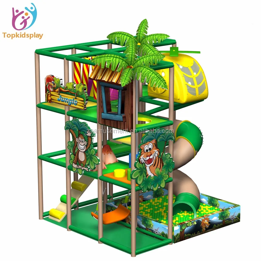 Jungle Theme Children Outdoor/indoor Climbing Kids Indoor Playground
