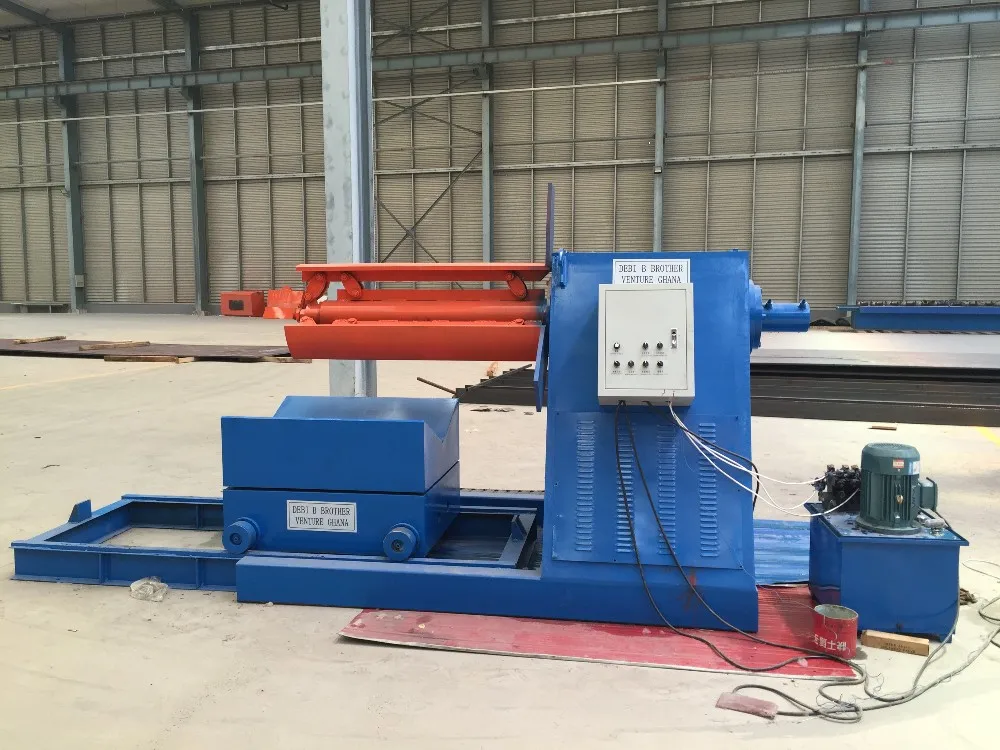 10t 液压全自动钢卷开卷机出售