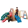Small plastic slide kids cheap indoor climbing and plastic slide swing set