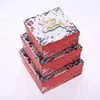 New Supply Hot Stamping Christmas Element Printing Paper Gift Box Custom,Candy Gift Box