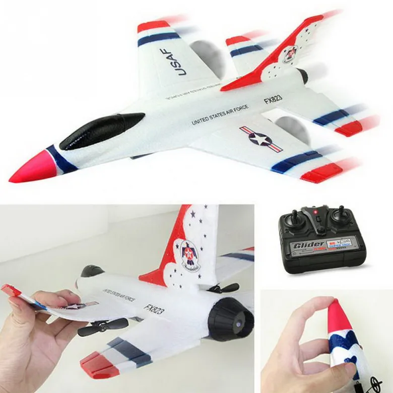 Fx823 2.4g 2ch Rc Airplane Glider Remote Control Plane Outdoor