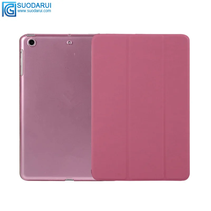 Tri-fold Smart sleep & wakeup Cover for apple ipad Pro 10.5 flip leather case with Back stand cover