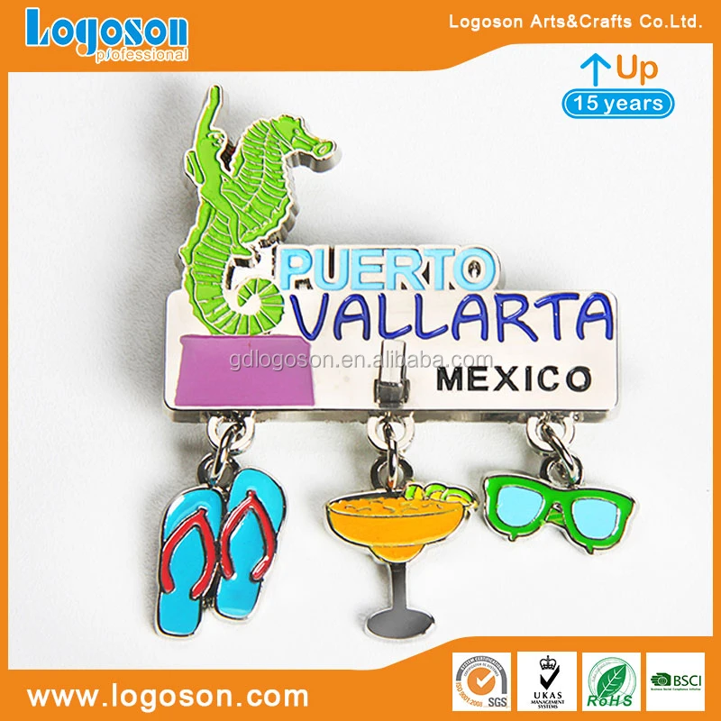 Travel Souvenir Flexible Fridge Magnet RIVIERA MAYA collage Mexico 
