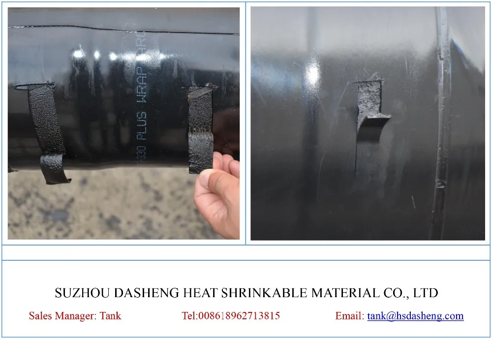 3pe Heat Shrink Wrap Around Sleeves With Separate Closure For Pipes