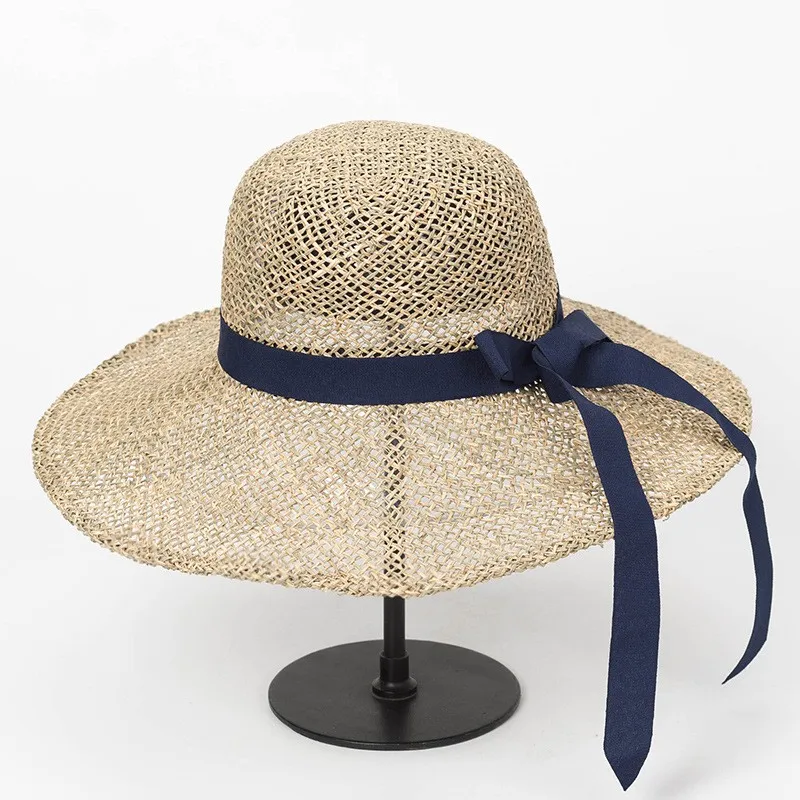 2019 Summer Fashion Trendy Seagrass Boater Straw Hat Resort Style Sun