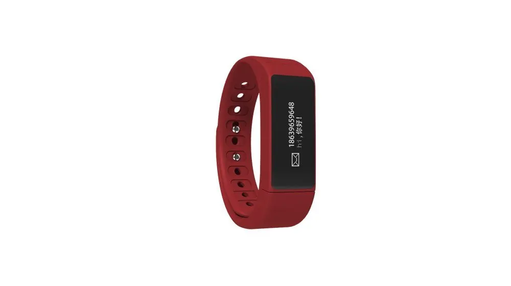 CRM Health Thin Smart Watches Sleep monitoring,Steps,Calories and mileage calculation Remind Smart Sports Step Record Multi-function Smart Watch (Wine Red)