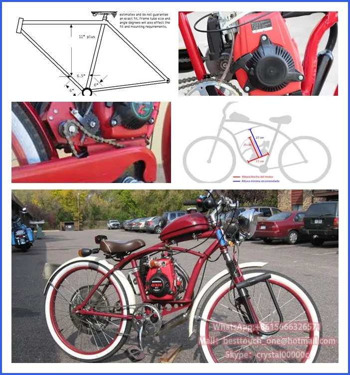 49cc motorized bike kit
