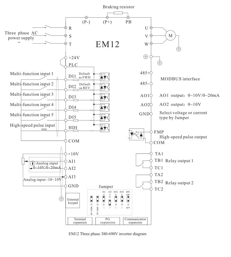 380v inverter diagram