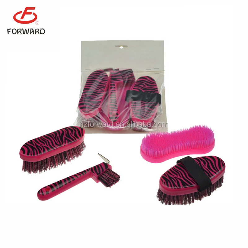 4pcs/set Horse Hair Cleaning Brush Set Pink Buy Horse Brush,Horse