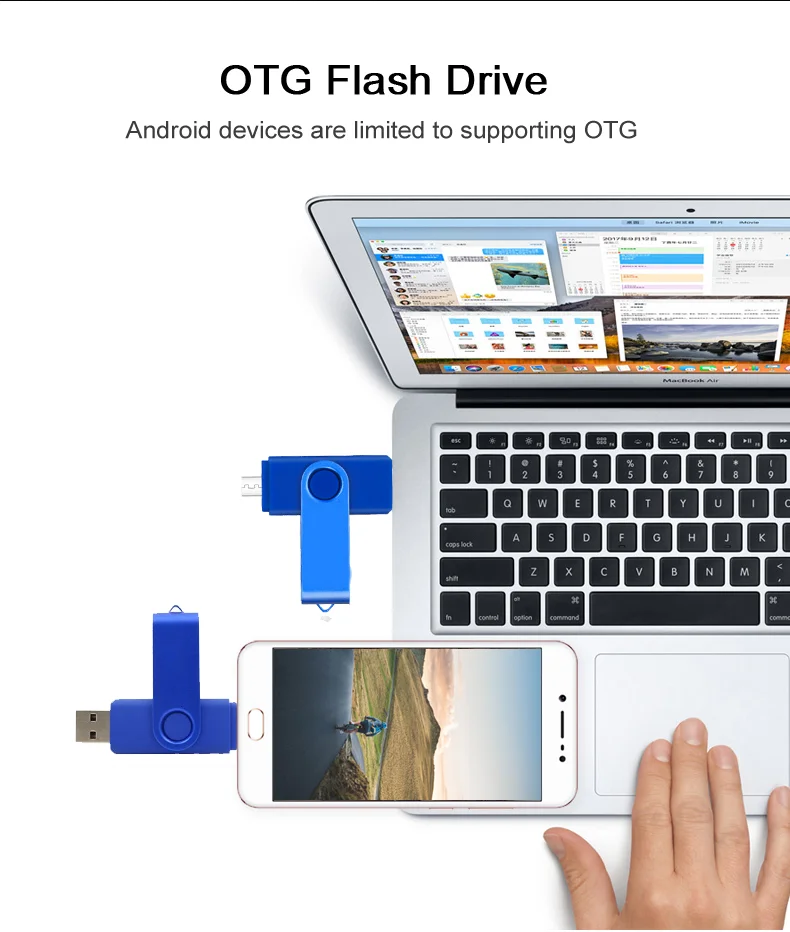 High-Speed Transmission Otg 2.0 Usb Flash Drive 8gb Flash Memory Stick Smart Usb Otg Drive Pendrive Memory Stick - ANKUX.COM