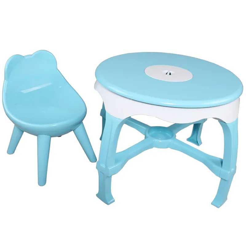 Lovely Whole Plastic Assembling Round Kids Table For 28 Years Old