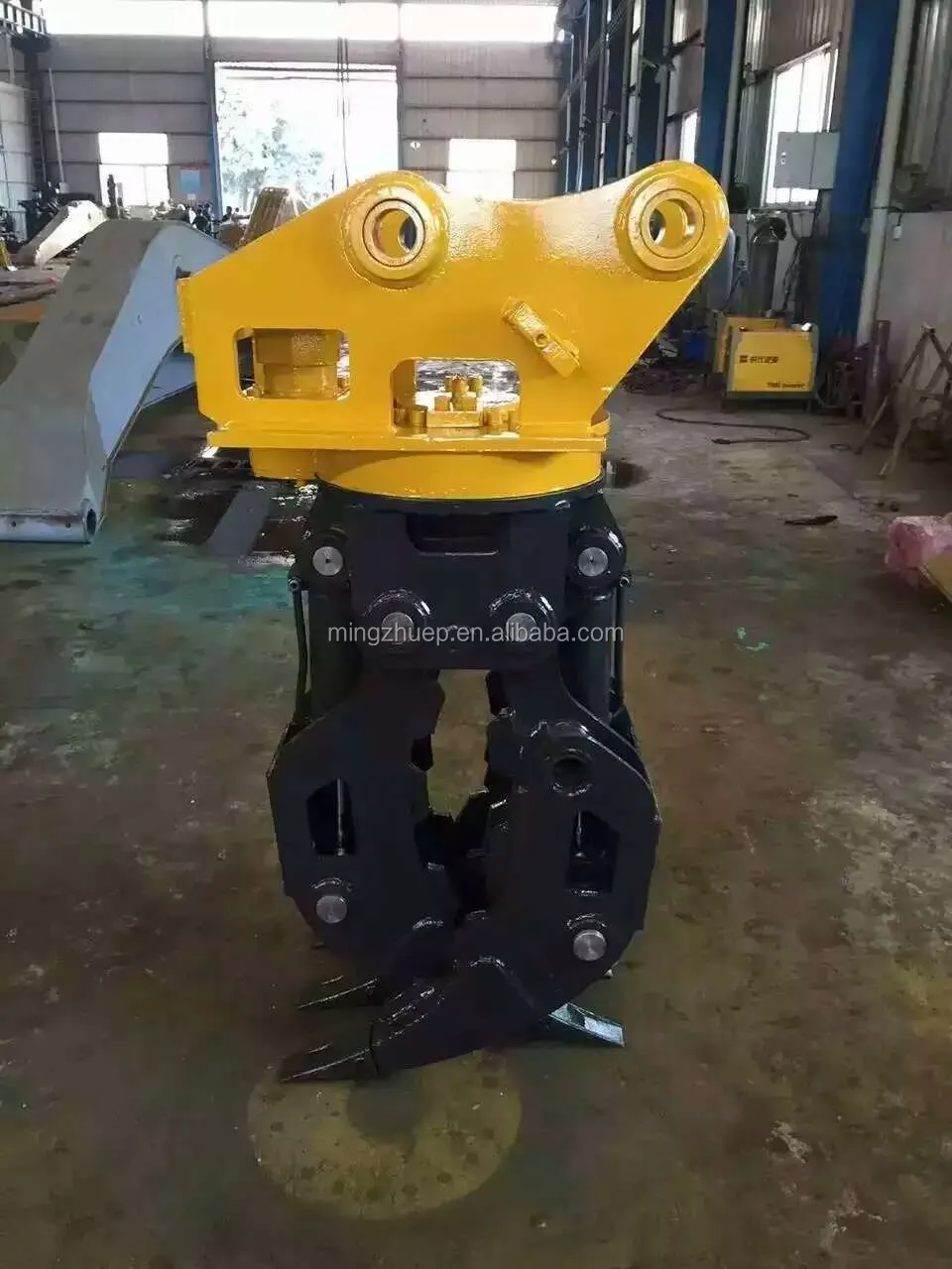 Excavator 360 Degree Rotating Grapple,200 Series Rotator Assembly ...