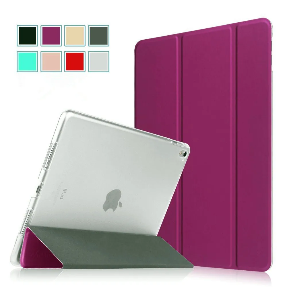 New Product 2017 Ultra Slim Lightweight Back Stand Case For Ipad Pro 9.