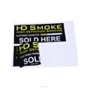Double side view electronic smoke static cling window decal sticker
