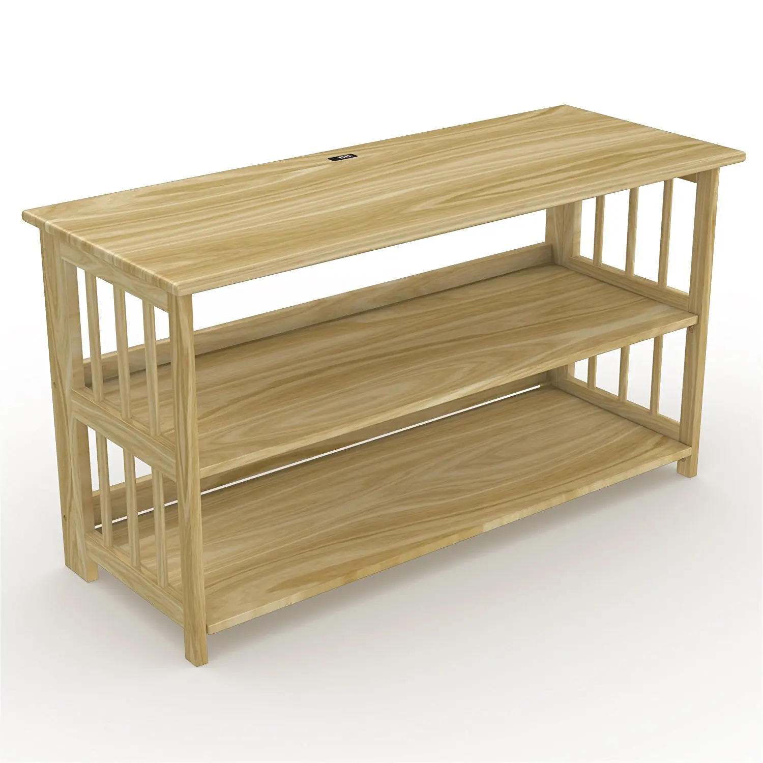 Stony-Edge FBC-16-NA No Assembly Folding Bookcase Natural Wood