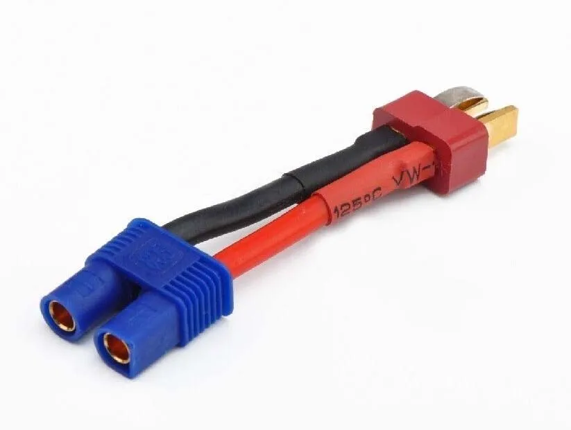 Rc Deans T Plug Male To Ec3 Male Female Connector Charger Adapter For Rc Lipo Battery Buy T