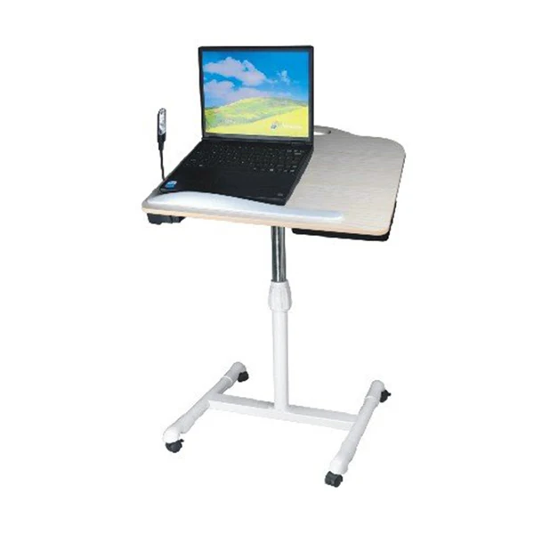 Nbt82 Grier Laptop Table With Light Fan And Universal Wheel Buy