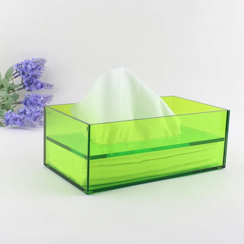 green tissue holder