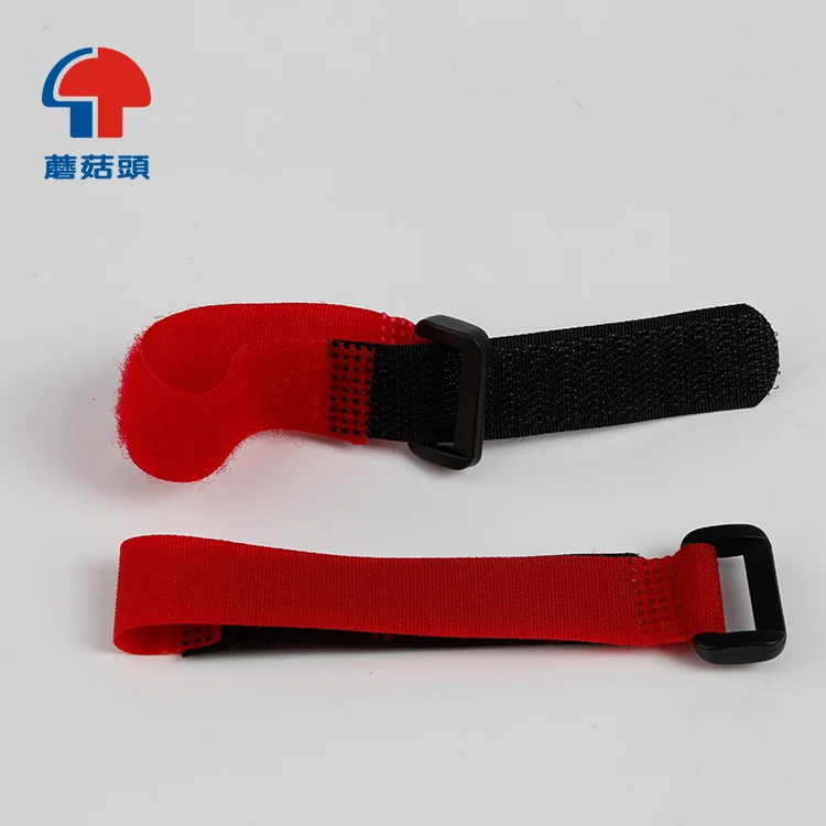 200mm Anti-slip Adjustable Silicone Backing Hook & Loop Buckle Straps ...