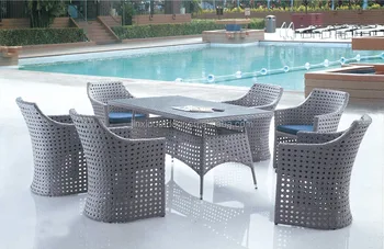 Outdoor Patio Wicker Dining Chair Table - Buy Garden Outdoor Furniture