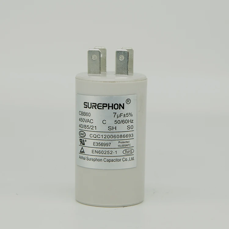 Good Price Low Price Capacitor Cbb60 7uf 450vac High Quality Refrigeration Parts China Capacitor Cbb60