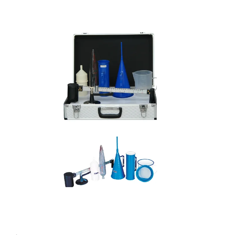 Slurry Test Kit - Mud Hydrometer, Viscometer, Marsh Funnel & Sand Content Meter For Drilling Fluid