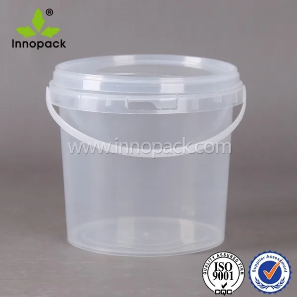 5kg 10kg Plastic Clear Bucket,Plastic Pail With Lid,Pp Bucket - Buy 5kg ...